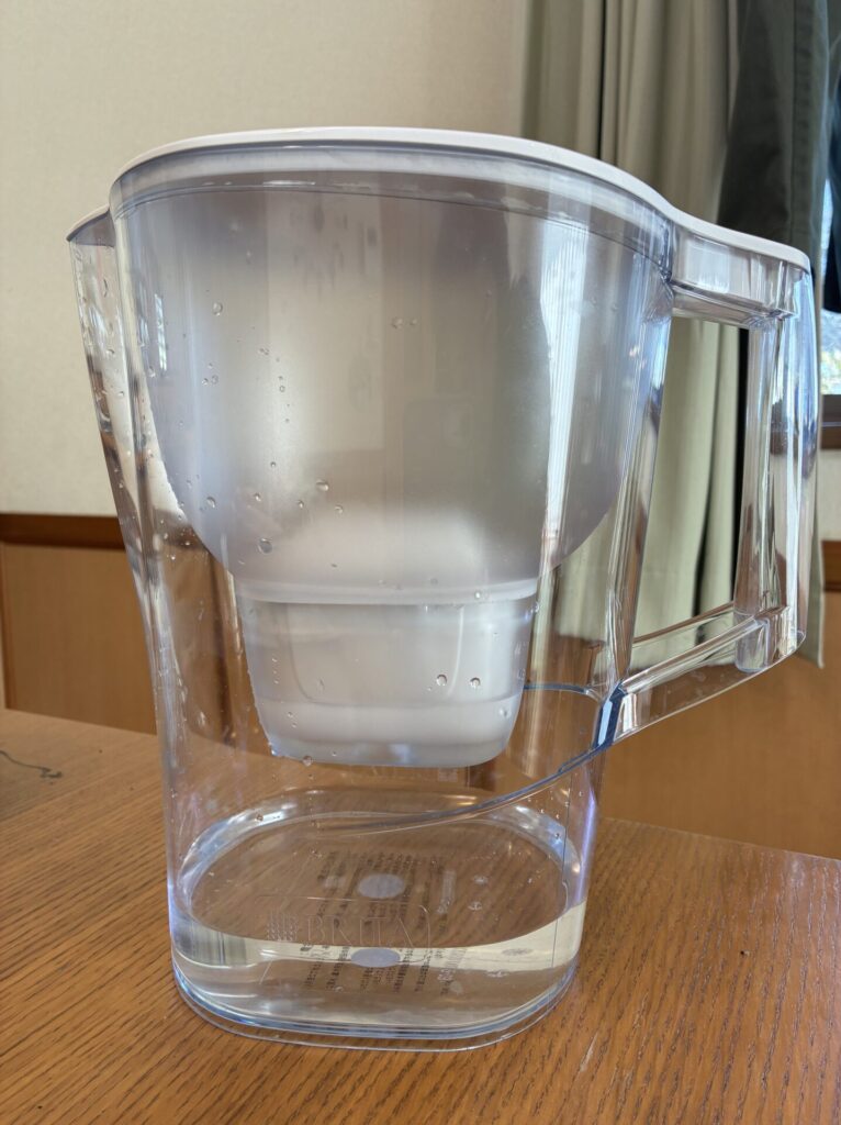 我が家で使っているブリタの浄水ポット アルーナXL